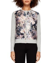 Ted Baker Naveya Eloquent Jacquard Cardigan at Bloomingdales